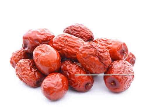 Dried red jujube dates